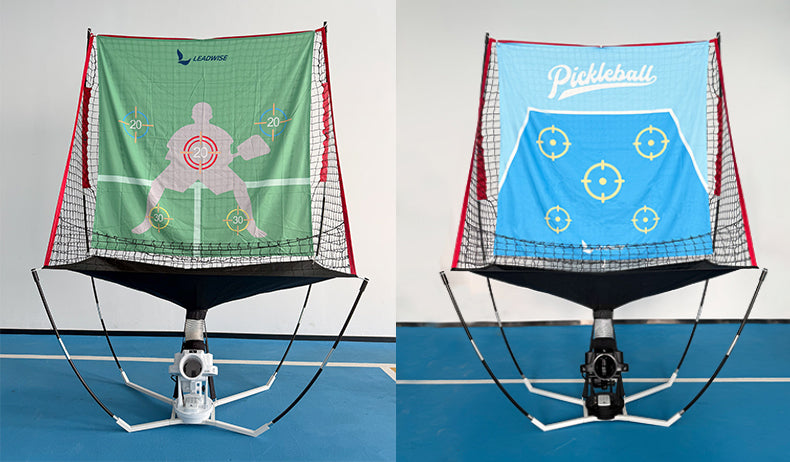 Pickleball Serve Machine with Net Guardian-2