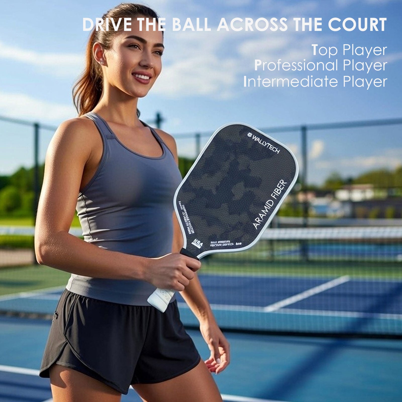 ARAMID FIBER Pickleball Paddle