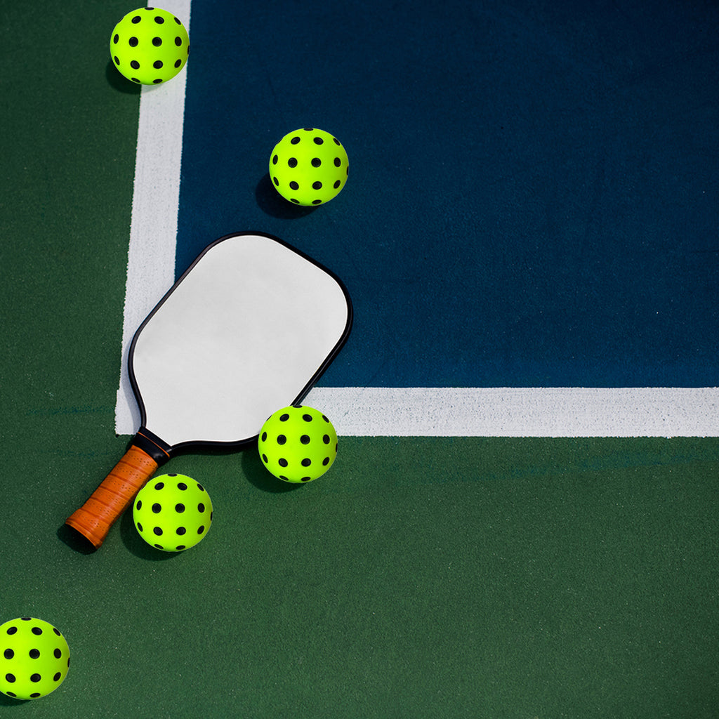 Silent Pickleball Balls 4PCS - Quiet Practice for Indoor & Outdoor Pro Foam