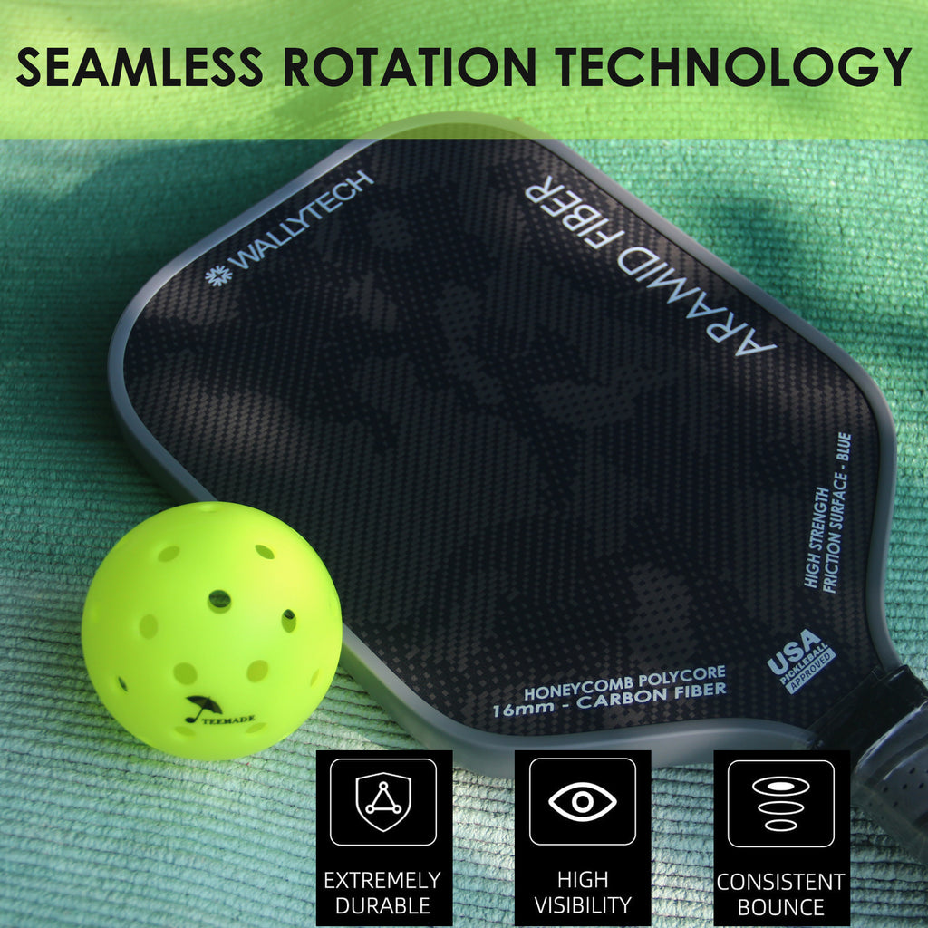 High Visibility Neon Yellow Pickleballs -300 pcs