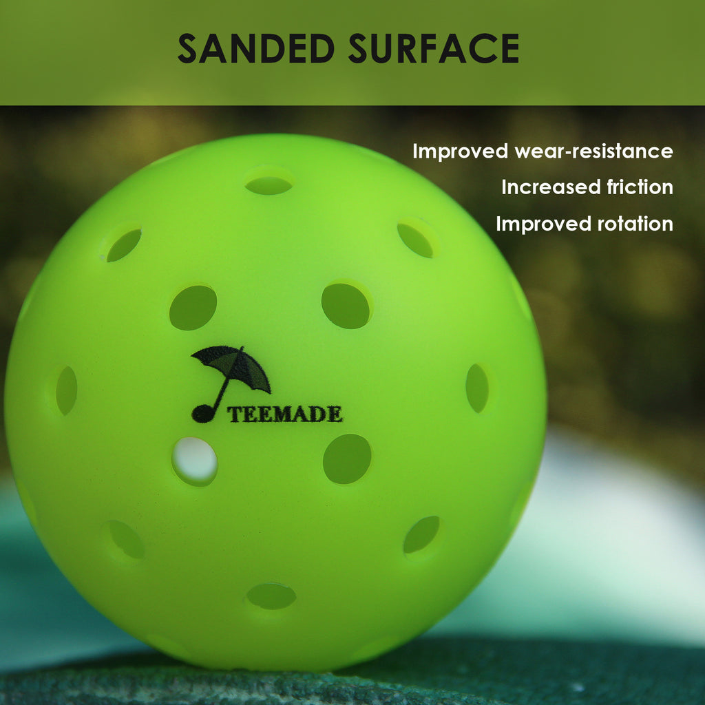 High Visibility Neon Yellow Pickleballs -300 pcs