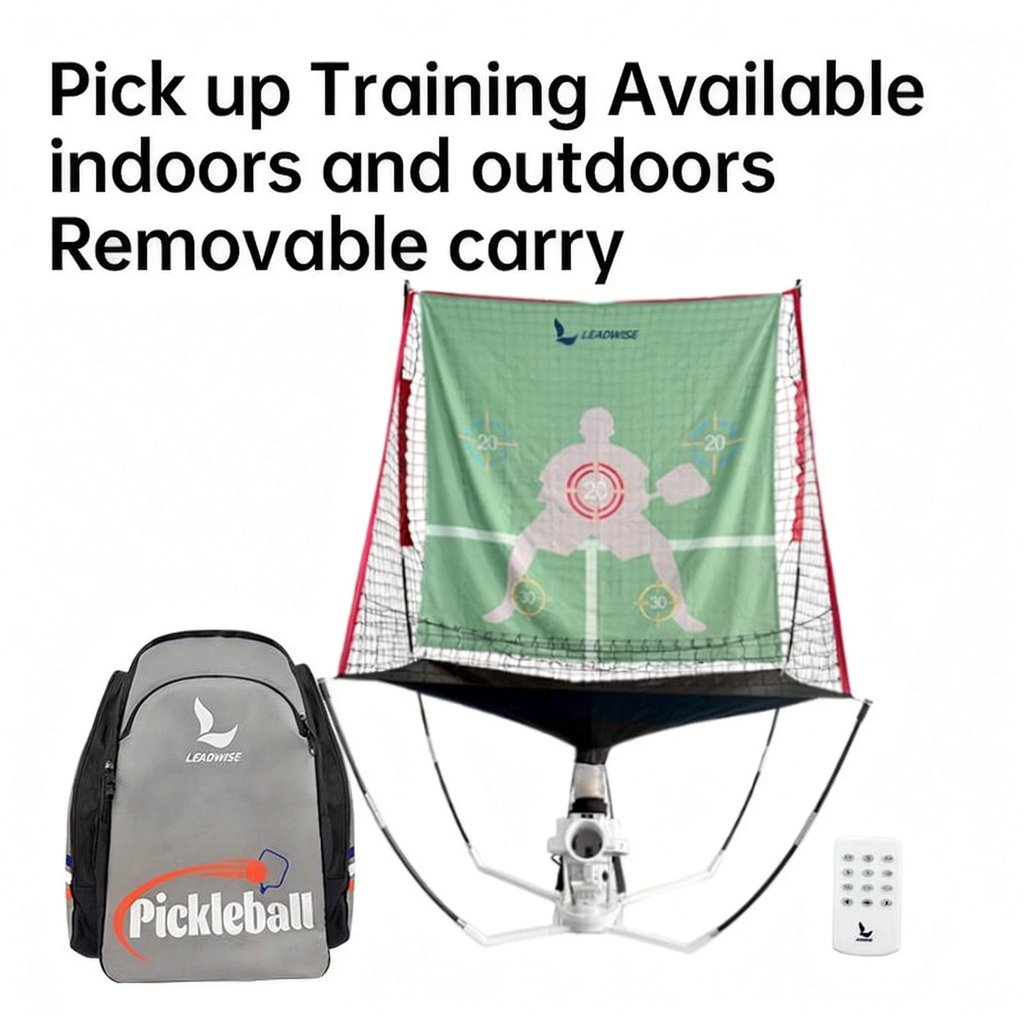 Pickleball Serve Machine with Net Guardian-2