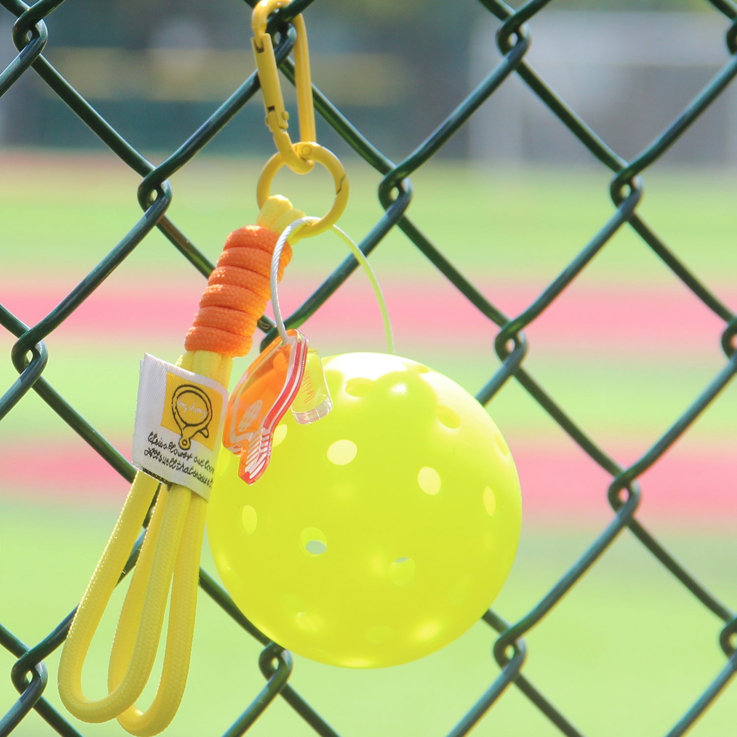 Pickleball Keychain Bag Charm